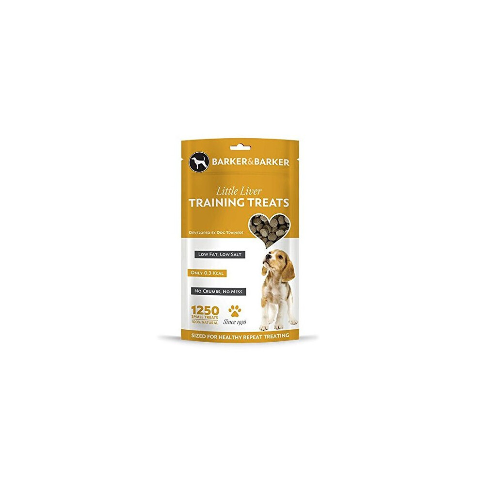Barker-And-Barker Barker And Barker 1250 Little Liver Dog Training Treats - Pouch