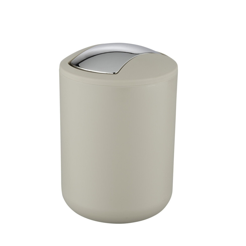 Wenko "Brasil Swing Cover Bin, Taupe, Small