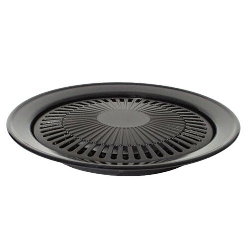 Bright Spark Non-Stick Grill Plate - Black, N/A
