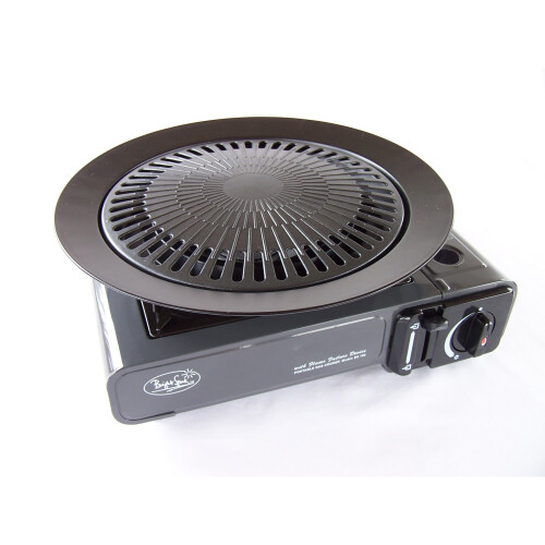 Bright Spark Non-Stick Grill Plate - Black, N/A 2