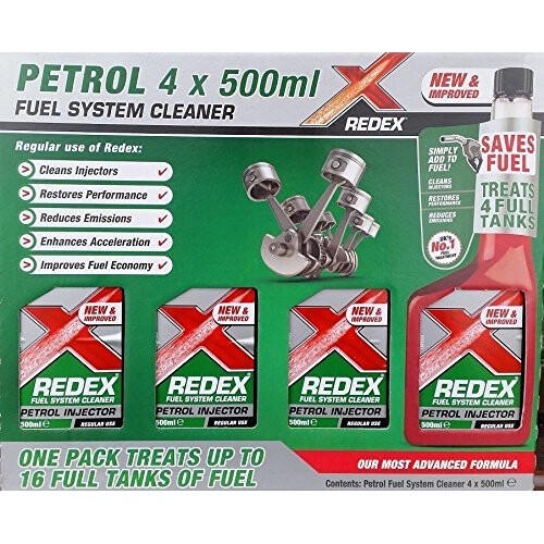 REDEX Petrol Fuel System Cleaner 4 x 500ML on OnBuy