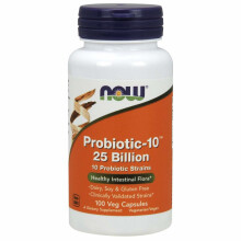 NOW Foods, Probiotique-10, 25 Milliards, 100 Gélules Végétales