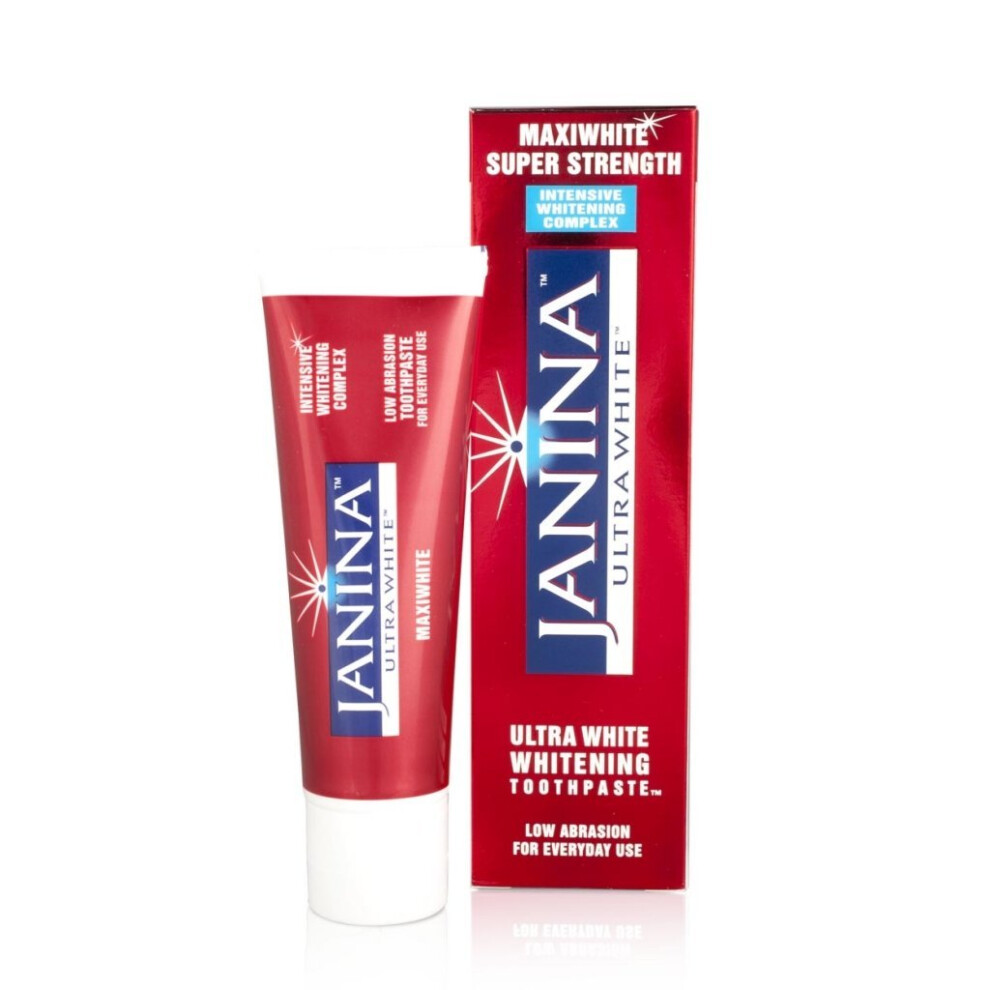 Janina 75ml Ultrawhite Maxiwhite Intensive Whitening Toothpaste