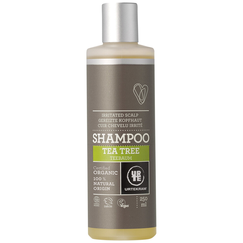 Urtekram Lavender Tea Tree Shampoo, Antibacterial, 250 Ml