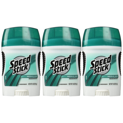 Speed Stick Deodorant Regular 1.8 oz (Pack of 3) 1