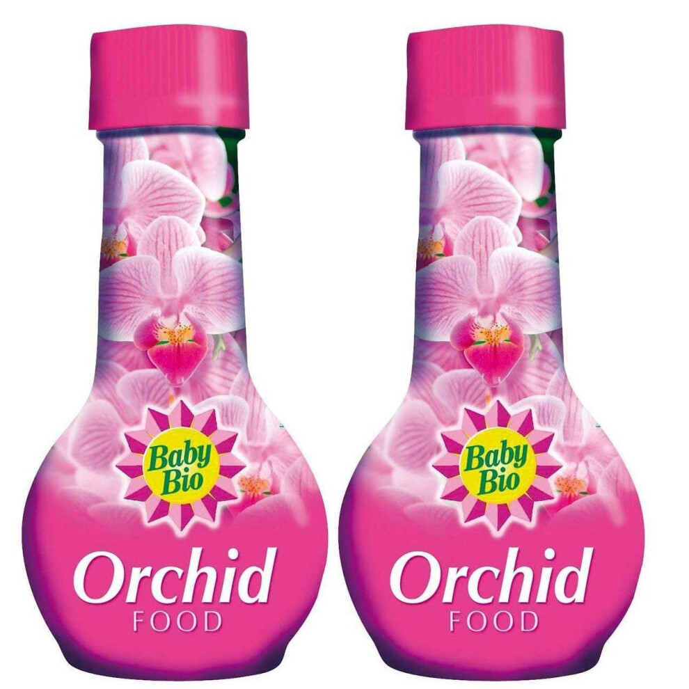 2 x Baby Bio Orchid Food Feed Fertilizer 175Ml