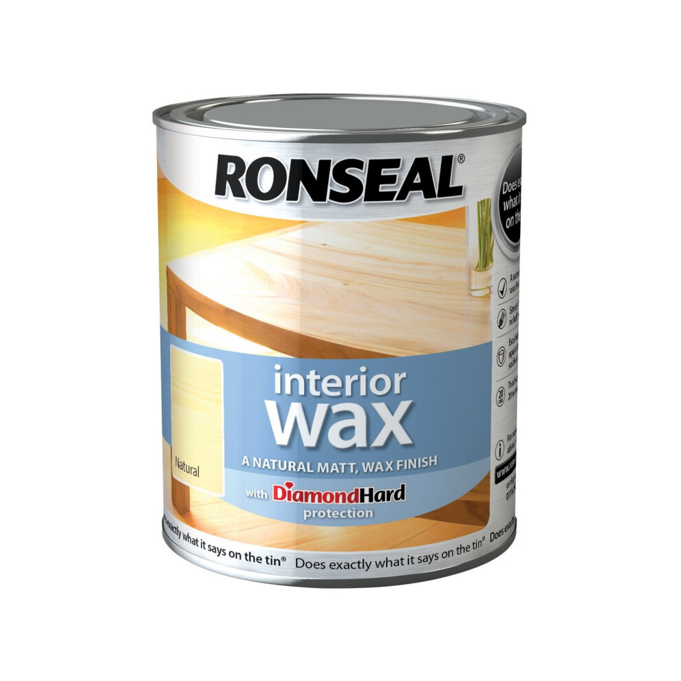 Ronseal IWNAT750 750 ml Interior Wax - Natural