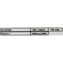 BULK POWDERS Vitamin C 1000 mg Tablets, Pack of 270 Tablets