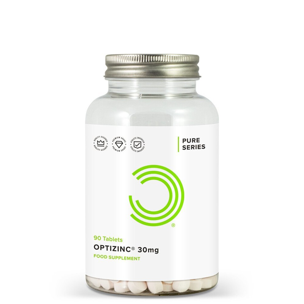 Bulk Powders Pure Optizinc Tablets, 30 Mg, Pack Of 90