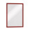 Durable 487303 Duraframe, Self Adhesive Magnetic Display Frame, A3 - Red, Pack of 2 1