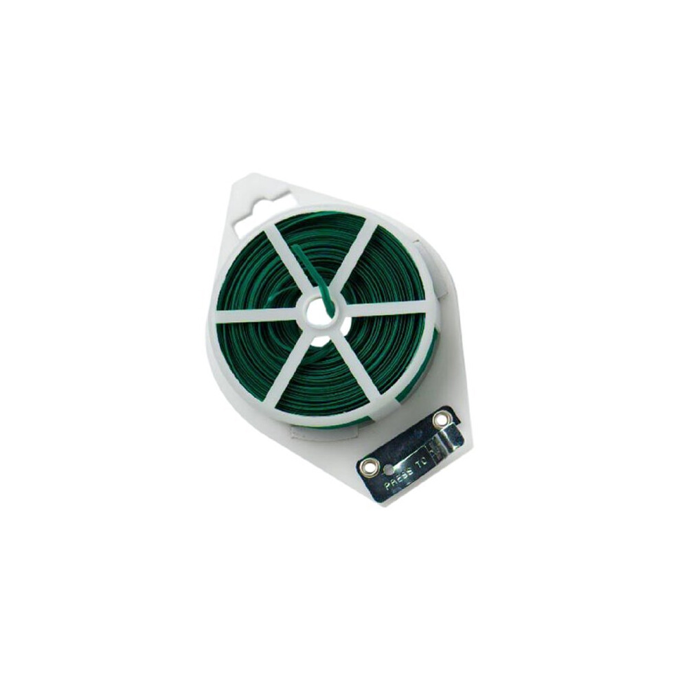Bulk Hardware BH01222 Plant Twist Ties and Cutter, 50 Metre (165 feet) - Green Plastic-image-OPC-PN5C5J-NEW