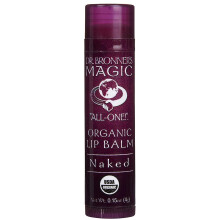 Dr. Bronner's Magic Soaps Biologische Ongeparfumeerde Lippenbalsem, 0.15 Ounce