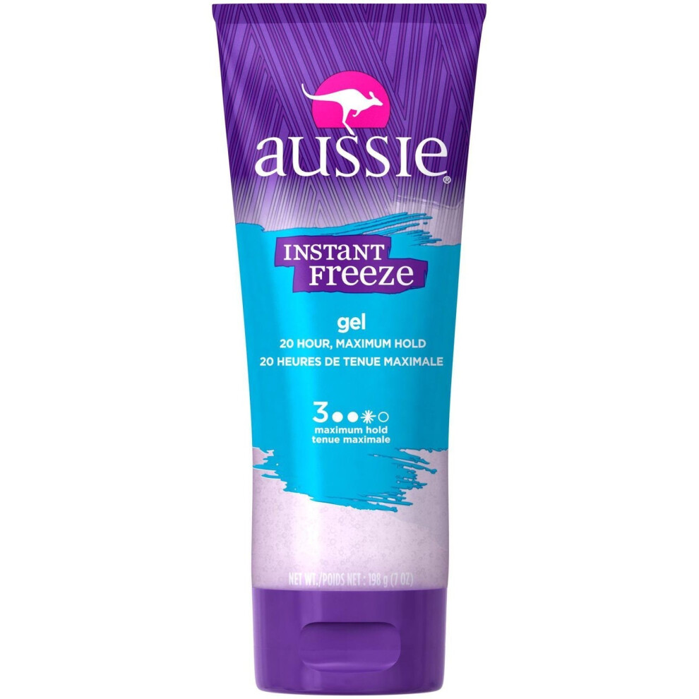 Aussie Instant Freeze Sculpting Hair Gel, 7 Oz