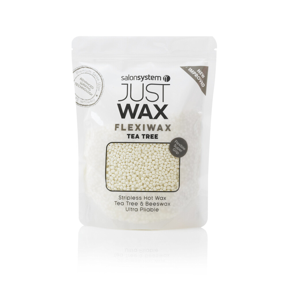 Salon System 700g Tea Tree Flexiwax and Beeswax Just Wax Stripless Beads