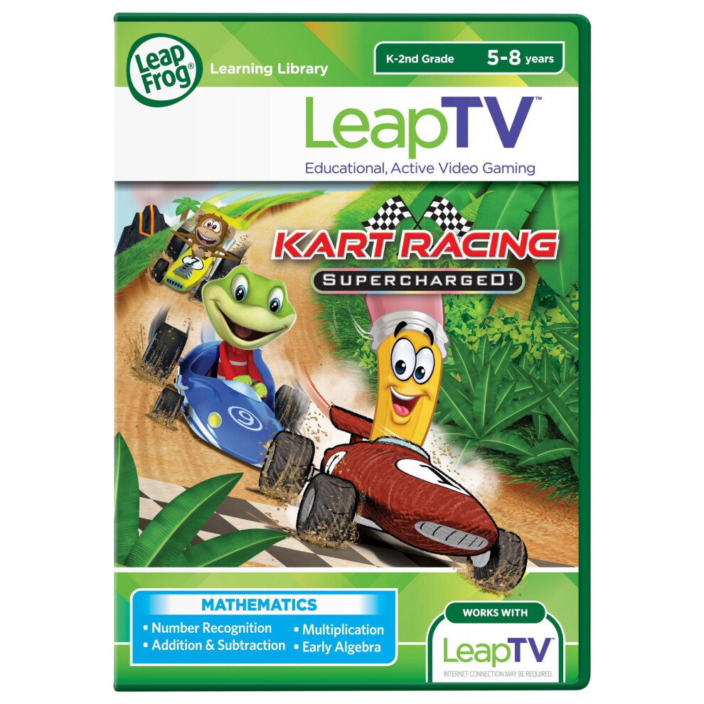 LeapFrog LeapTV Kart Racing Supercharged Educational Active Video Game