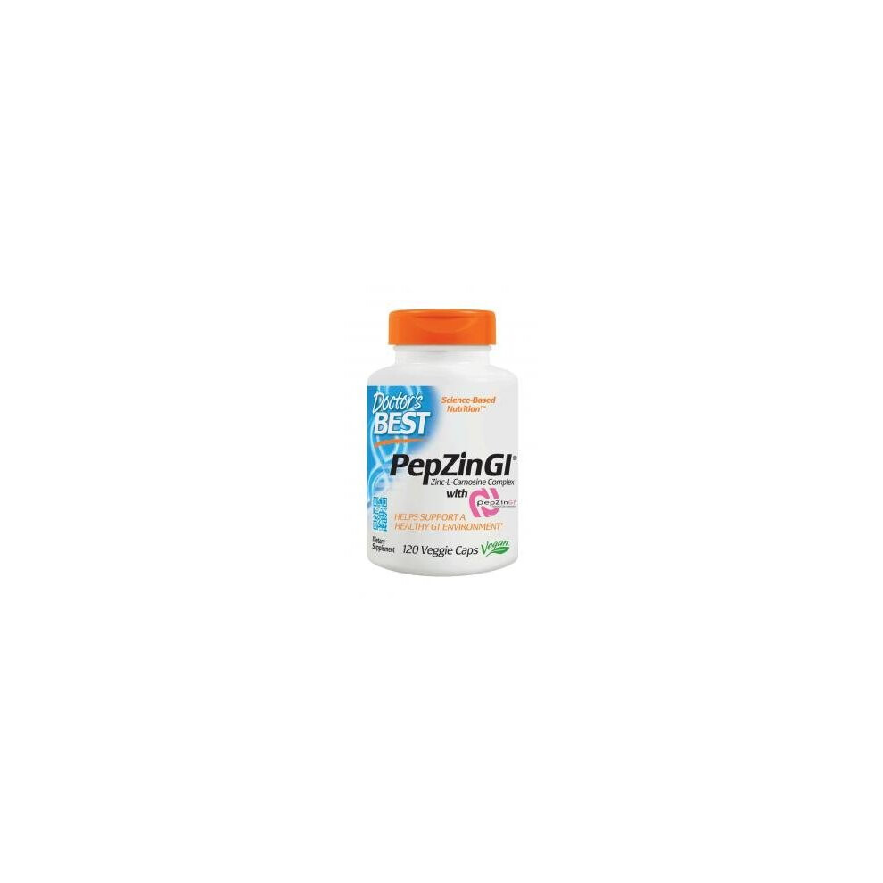 Doctor's Best PepZin GI- Zinc-L-Carnosine Complex 120 Veggie Caps