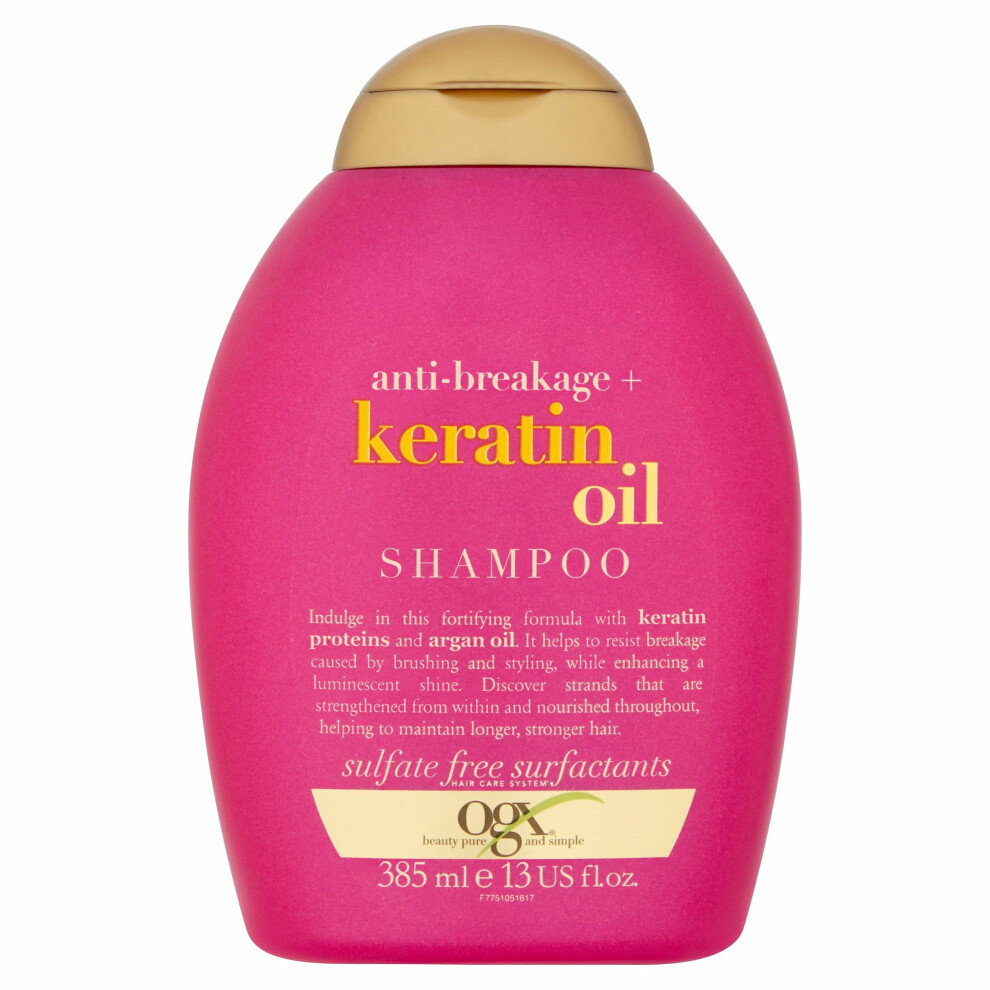 OGX Anti-breakage + Keratin Oil Shampoo 385 ml