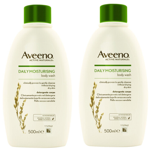 Aveeno Aveeno 2 PACK Body Wash 500ml…