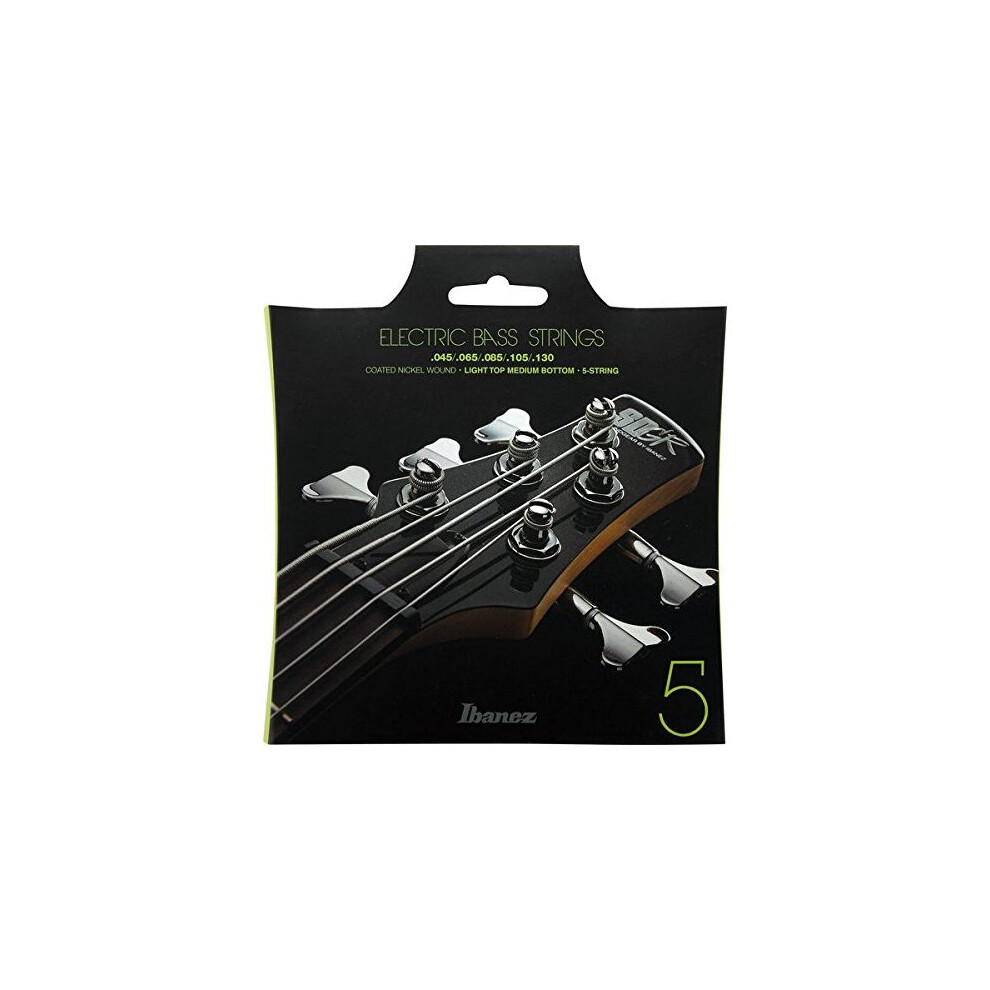 Ibanez Light 5-String Bass Guitar Strings - Top Bottom Medium