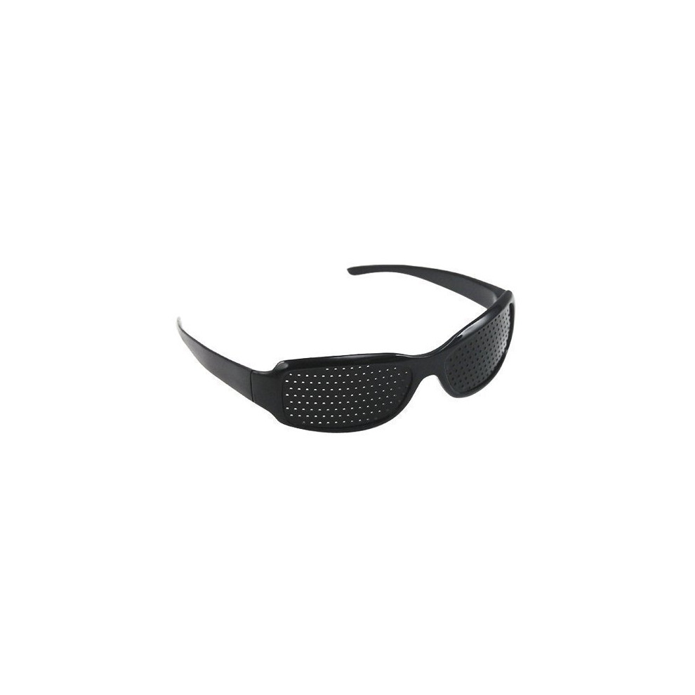 Accessotech Black Eyesight Improvement Vision Care Exercise Eyewear Pinhole Glasses Training