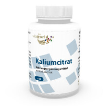 Vita World Potassium Citrate 825mg daily dose 120 Capsules Made in Germany