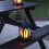 Festive Lights Garden Candle Lantern - Solar Powered - Flickering Effect - Amber LED - 27cm 6