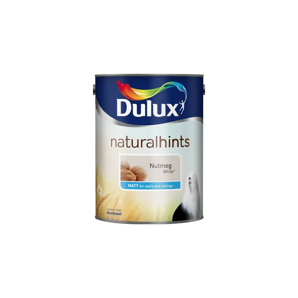 Dulux 500006 DU Matt Paint, 5 L - Nutmeg White