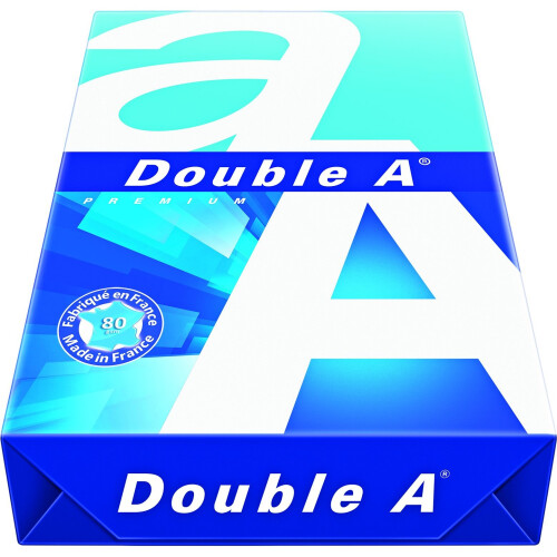Double A A4 Weißes Premium-Papier 80gsm - Ries mit 500 Blättern 1