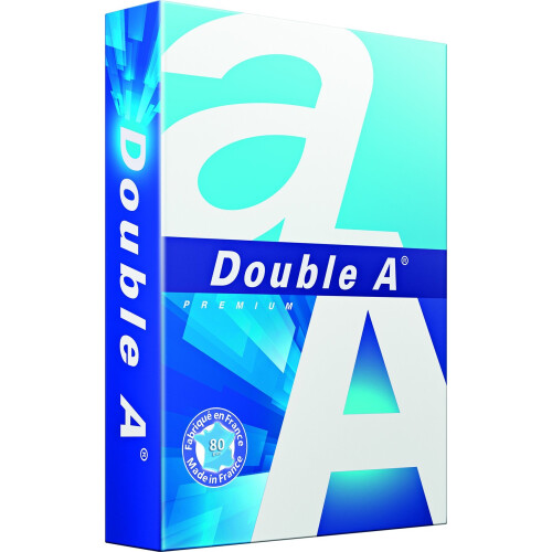 Double A A4 Weißes Premium-Papier 80gsm - Ries mit 500 Blättern
