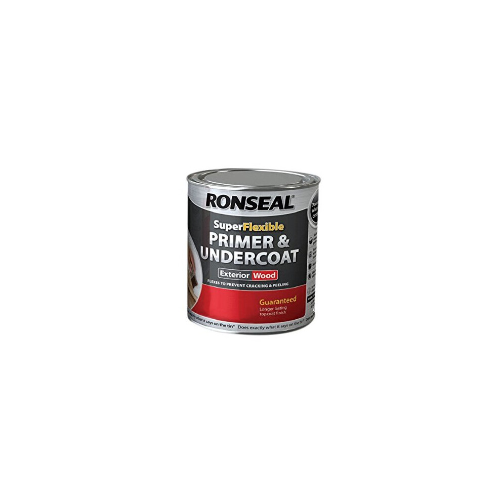 Ronseal RSLEWPGRY750 Super Flexible Wood Primer and Undercoat Grey 750 ml