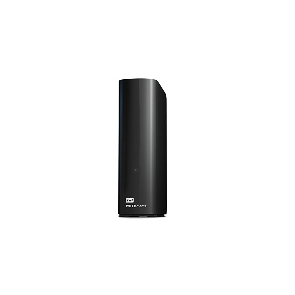 WD WDBWLG0080HBK-EESN 8TB Elements Desktop USB 3.0 Hard Drive for Plug-and-Play Storage – Black