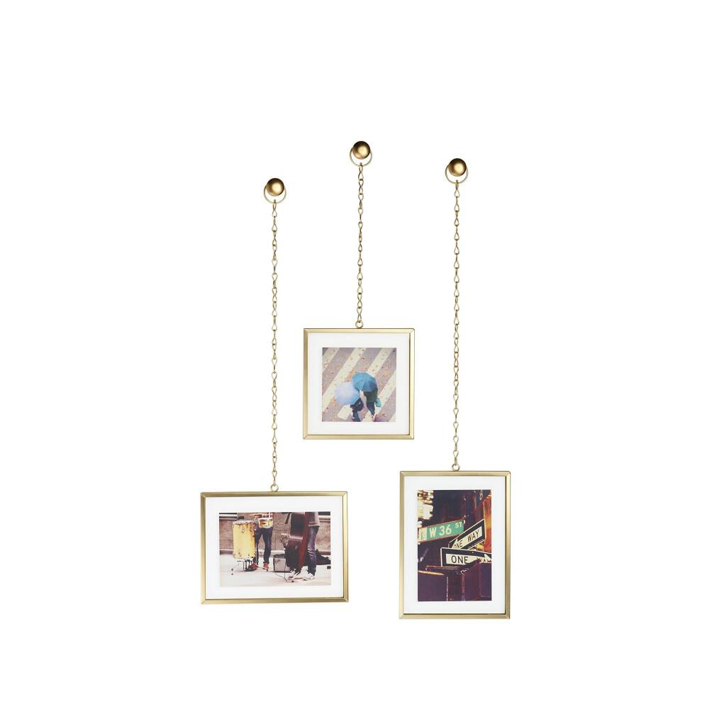 Umbra Fotochain, Multi Picture Frames for the Wall, Brass