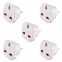 Gadgets Hut UK - 5 x UK to US Travel Adaptor suitable for USA, Canada, Mexico, Thailand - Refer to Product Description for Country list