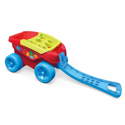 Mega Bloks FVJ47 Blocks Shape Sorting Wagon Toy, Multi-Colour, One Size 1
