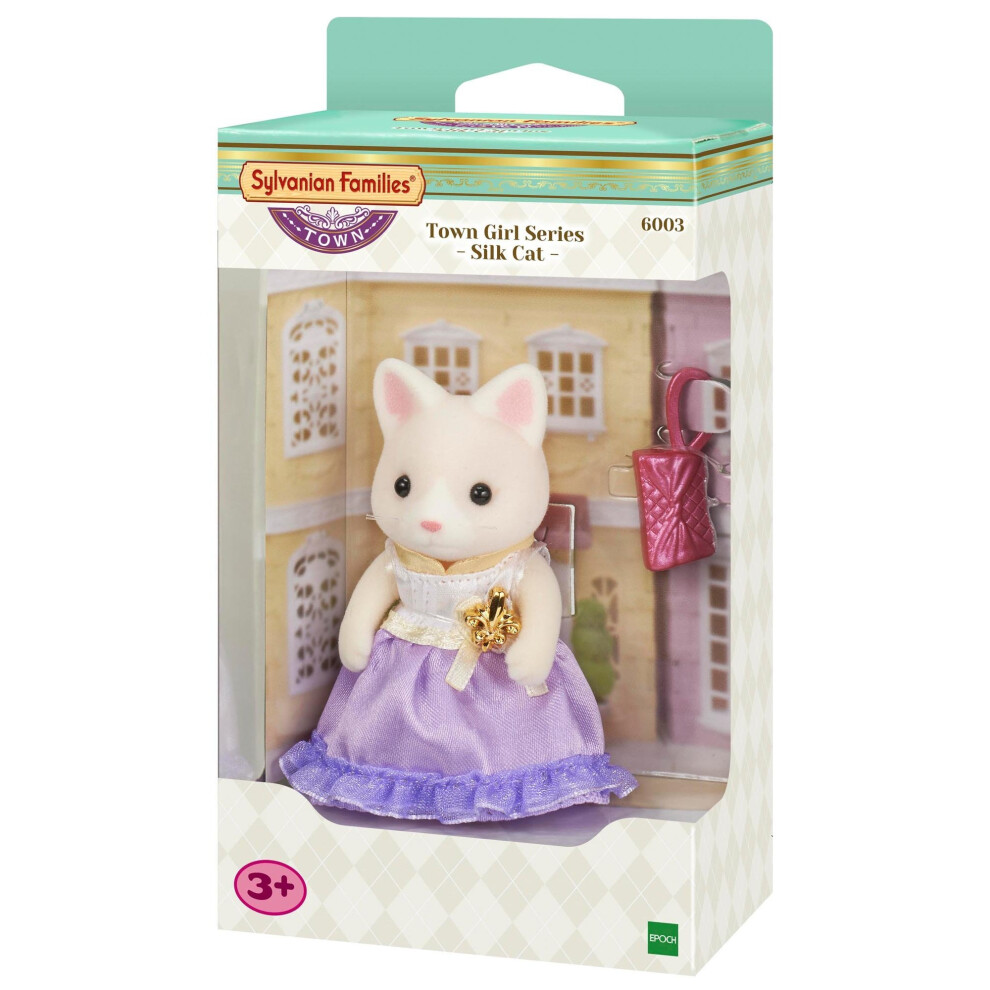 Sylvanian Families 6003 LA Grande Soeur Chat Soie Silk Cat Town Girl Series Playset