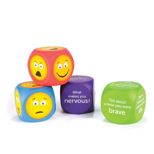 Learning Resources Learning Resources Soft Foam Emoji Cubes