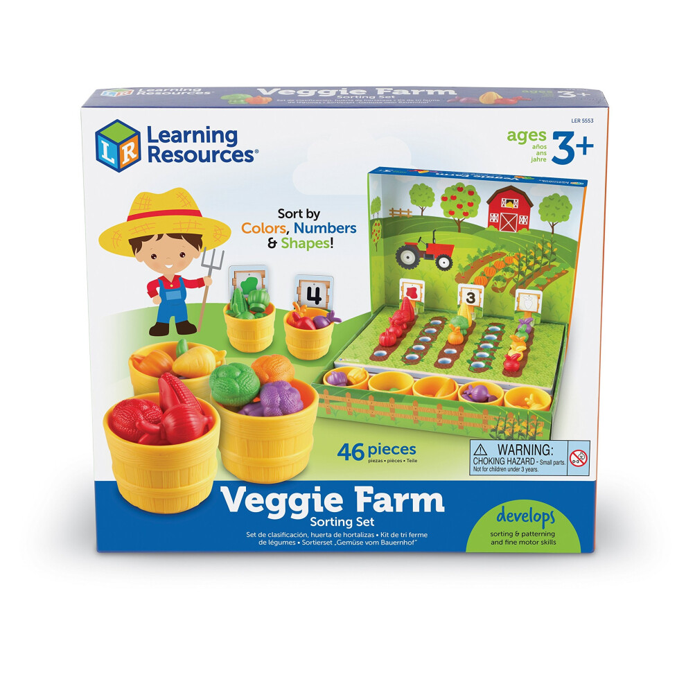 Learning Resources Veggie Farm Sorting Set