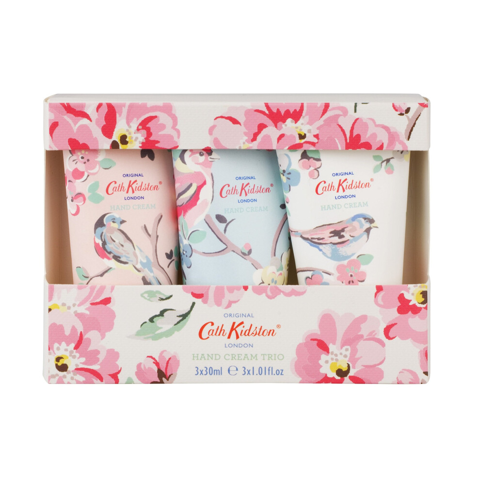 Cath Kidston Assorted Blossom Birds Hand Cream Trio, 3 x 30 ml
