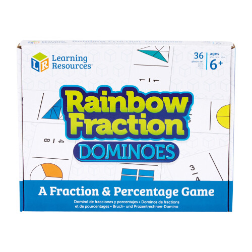 Learning Resources Learning Resources Rainbow Fraction Dominoes