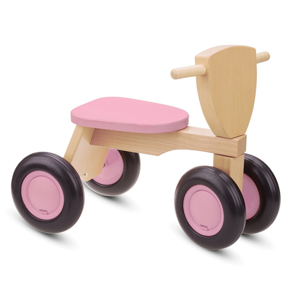 New Classic Toys - 11422 - Wooden Trike - Road Star - Pink-image-OPC-PN5CZD-NEW