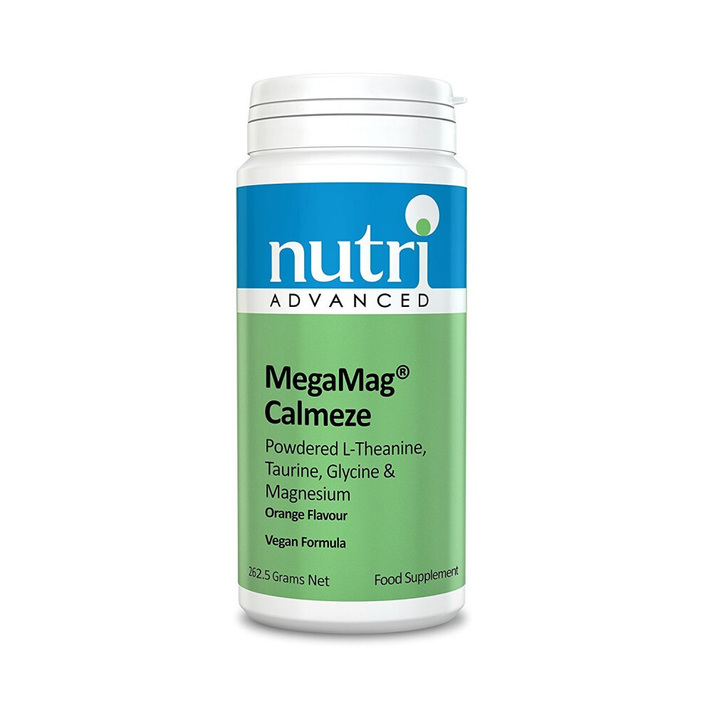 Nutri-Advanced Orange Nutri Advanced Megamag Calmeze Flavour Magnesium Formula Food Supplement