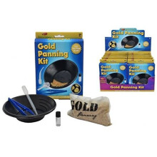 KandyToys Gold Panning Kit Set Mining Childrens Kids Boys Educational Science DIY Toy Set