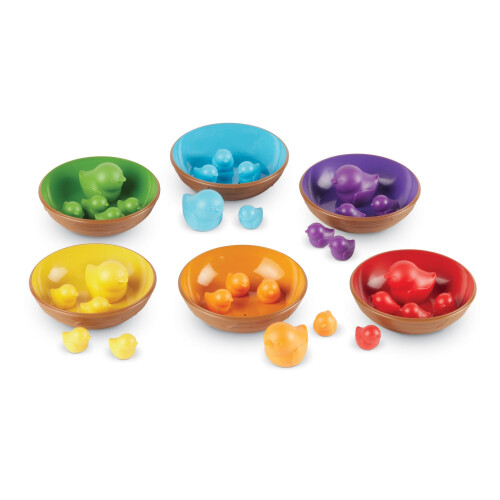 Learning Resources Learning Resources Birds in a Nest Sorting Set