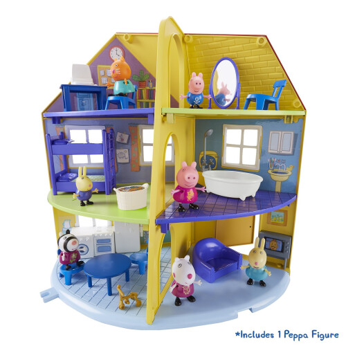 Peppa Pig 06384 Peppa s Family Home Playset with articulated Peppa Pig figure on OnBuy