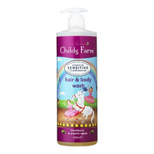 Childs Farm hair & body wash blackberry & organic apple 500ml