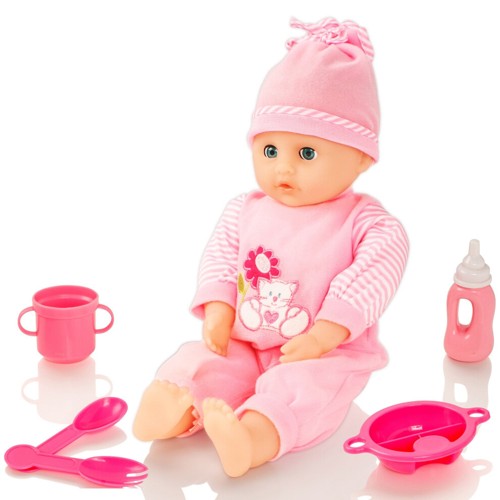 Molly Dolly Sweet Sounds Talking Baby Doll & Accessories - Girl