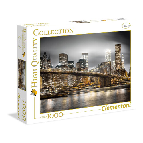 Clementoni Puslespil 1000 HQ New Yorks skyline