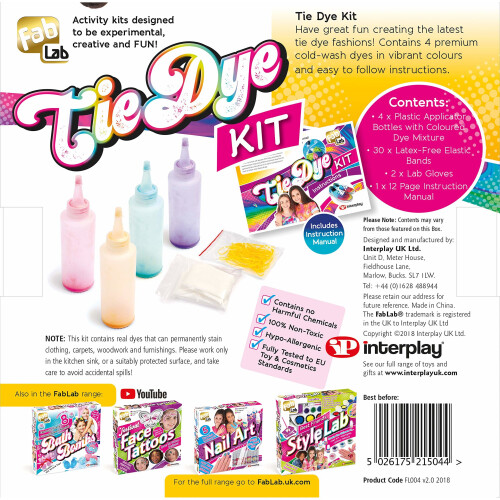 FabLab Designer Tie Dye Kit 1