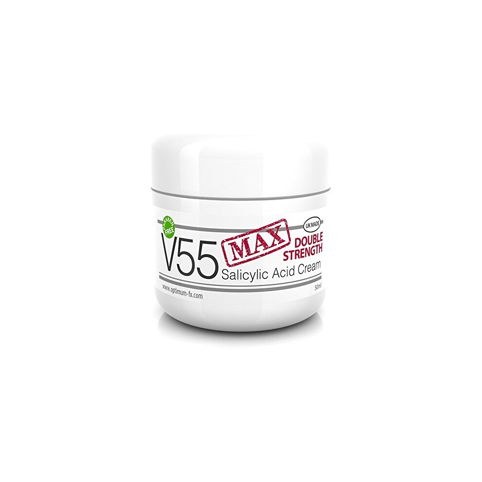 V55 MAX Double Strength Salicylic Acid Cream for Spots Blackheads Blemishes Problem Skin Suitable and Safe for those Prone to Acne - Paraben and...