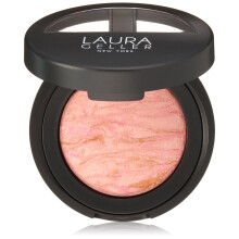 LAURA GELLER NEW YORK Bagt Blush-n-Brighten Marbleized Blush til kinder - Pink sm?rcreme - Naturlig finish - Bygbar farve